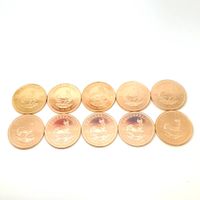 10 Goldmünzen 1 Oz. Goldmünze Krügerrand Schleswig-Holstein - Neumünster Vorschau