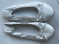 Neue. weiße Leder Ballerinas Gr. 38 von Lazzarini Baden-Württemberg - Konstanz Vorschau