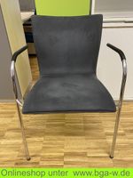 30 x Besucherstuhl Thonet S166 PF Alcantara dunkelgrau, Chrom Dresden - Äußere Neustadt Vorschau