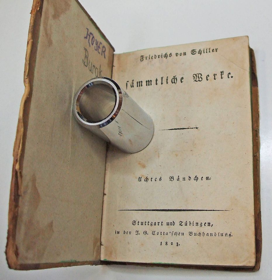 Friedrich Schiller – Sämmtl. Werke 9 Bändchen 1822-25 in Oberursel (Taunus)