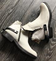 A.S.98 Schuhe Boots Stiefeletten Damen Bikerstiefeletten Gr.39 Krummhörn - Grimersum Vorschau