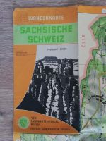 Wanderkarte Sächsische Schweiz DDR ca. 1970 Thüringen - Erfurt Vorschau