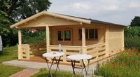 70mm Gartenhaus HUGO-55 5,0x5,0m+3m-Terrasse-Veranda. Mit Isoglas Niedersachsen - Wietmarschen Vorschau