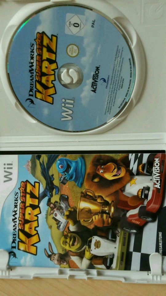 Dreamworks Superstar Kartz Wii mit Lenkrad in Parchtitz