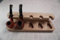 Tabakpfeifen Pfeifenständer für 5 Pfeifen aus Eichenholz Hessen - Erlensee Vorschau