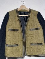 NEU - Vintage Blazer Mango oliv schwarz gold Gr. M Boucle Berlin - Reinickendorf Vorschau