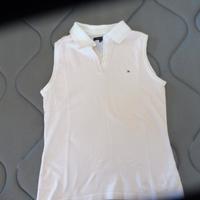 TOMMY HILFIGER Poloshirt  zartrosa/weiß Gr. S Bayern - Gilching Vorschau