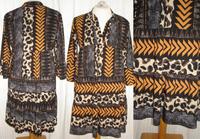 Hailys Kleid Sommerkleid Stufenkleid Naturtöne Animalprint 40-42 Bayern - Grainet Vorschau