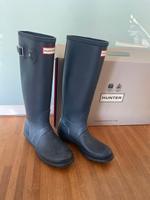 Hunter Gummistiefel blau navi Gr.37 Herbst outdoor Neu-Ulm Bayern - Neu Ulm Vorschau
