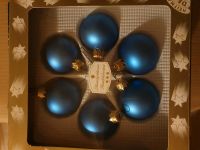 Weihnachtskugeln blau mundgeblasen Hessen - Allendorf Vorschau