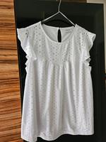 shirt weiß von Gina gr 46 Nordrhein-Westfalen - Hilden Vorschau