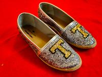 #9 TOM TAILOR Espadrilles Slipper T-Logo Pailetten silber Gr. 39 Berlin - Spandau Vorschau