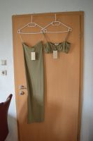 Set Jordan Ruched Front V Front Top und passender Maxirock khaki Thüringen - Ellrich Vorschau