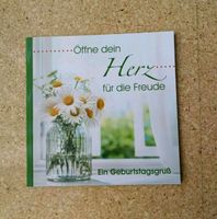 Öffne dein Herz für die Freude Ein Geburtstagsgruß Geschenkbuch Nordrhein-Westfalen - Minden Vorschau