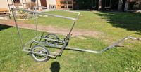 DDR Simson Fahrrad Anhänger,  Eigenbau Edelstahl, Kayak Sachsen-Anhalt - Muldestausee Vorschau