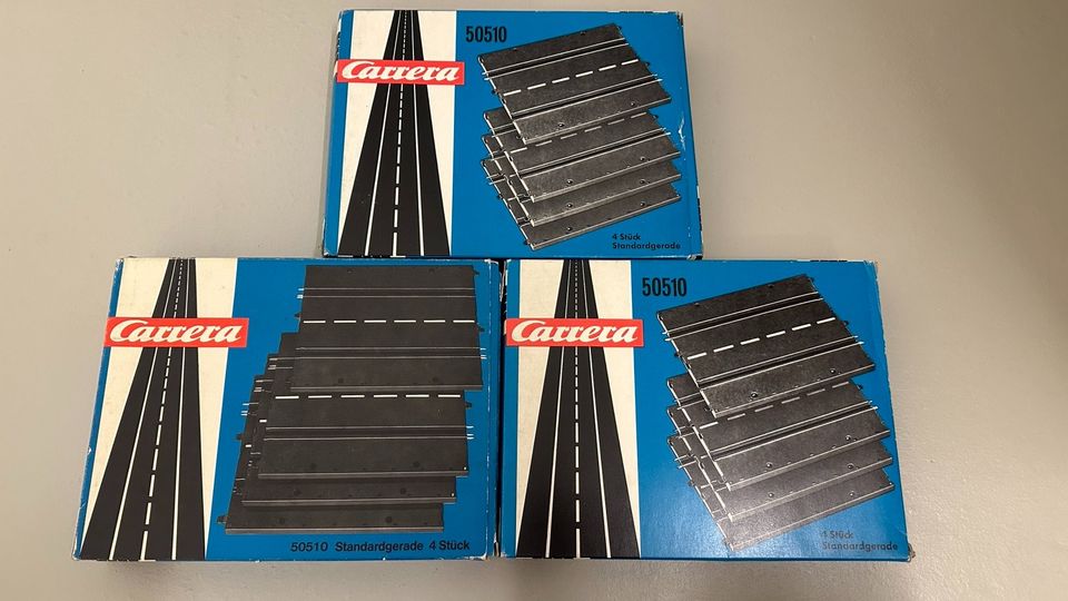 Carrera Rennbahn Standardgerade 50510 - 3 Pack a 4 Stück in Kernen im Remstal