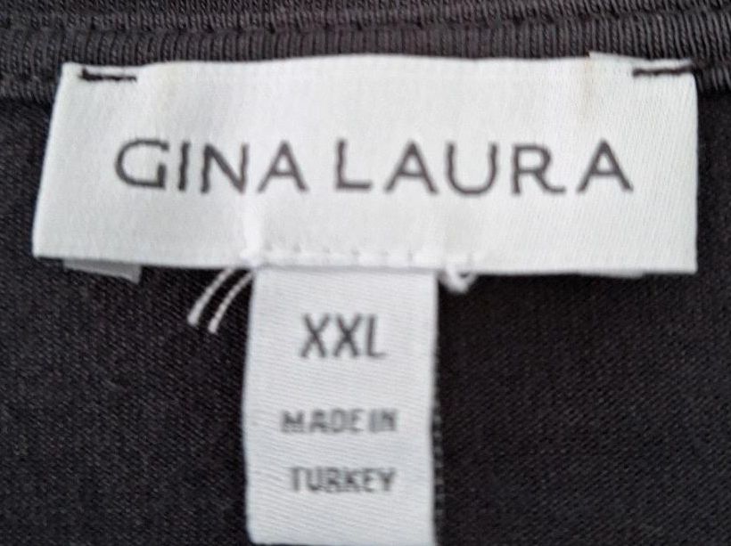 Gina Laura Langarmshirt, blau gemustert, neu XXL in Hörstel