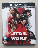 Star Wars: Episode VIII The Last Jedi, 4K UHD + Blu-Ray, neu &OVP Nordrhein-Westfalen - Leverkusen Vorschau