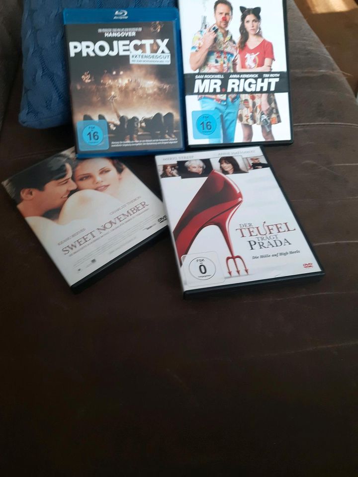 3 DVD's eine Blue ray in Wiesbaden