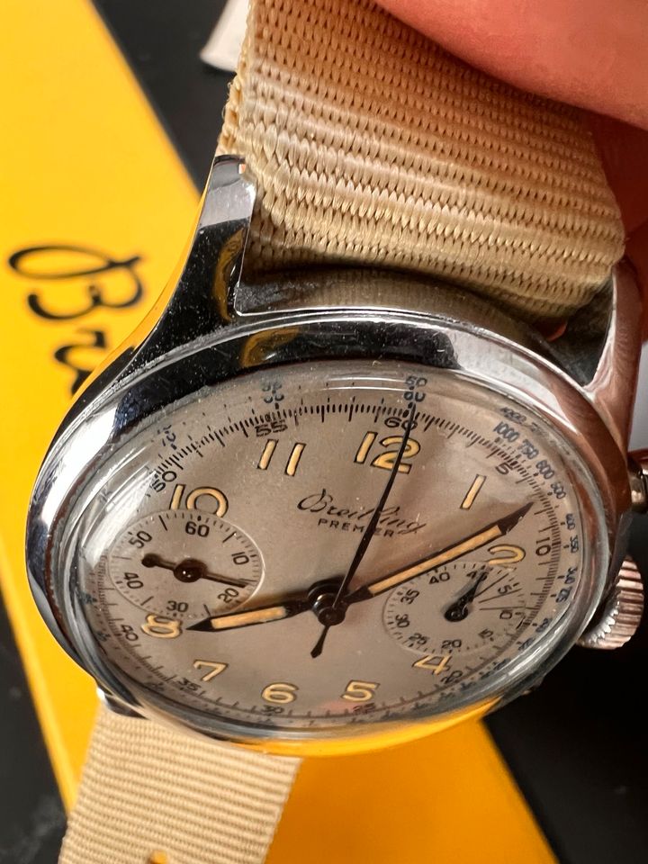 BREITLING Premier Ref. 753 1947 Chrono volle Revision in Berlin