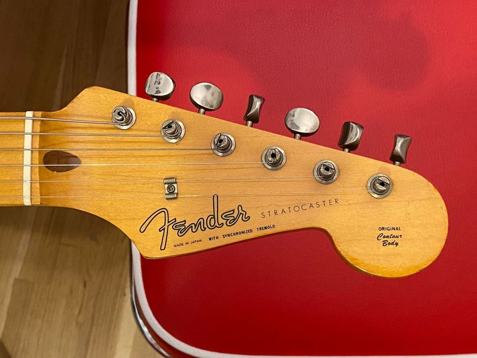 Fender JV Stratocaster 57-65, 1982, white in Sulzbach (Saar)