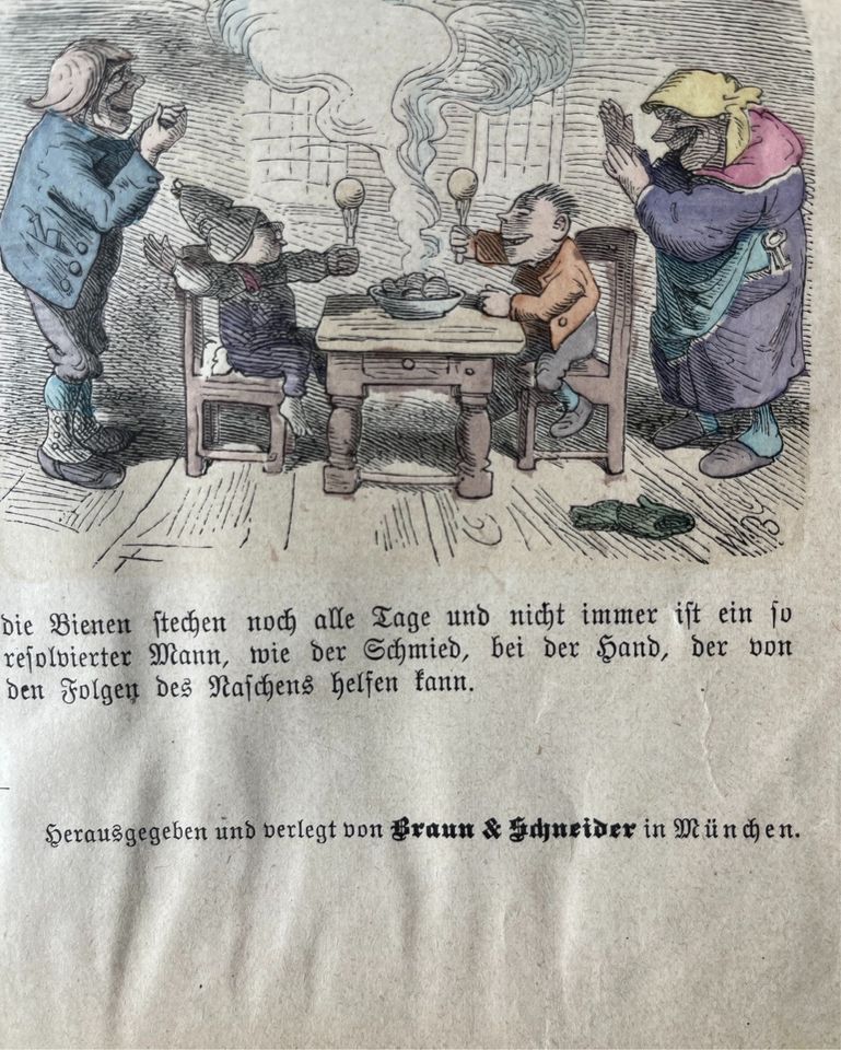 Busch Bilderbogen von ca. 1900 in Freiburg im Breisgau