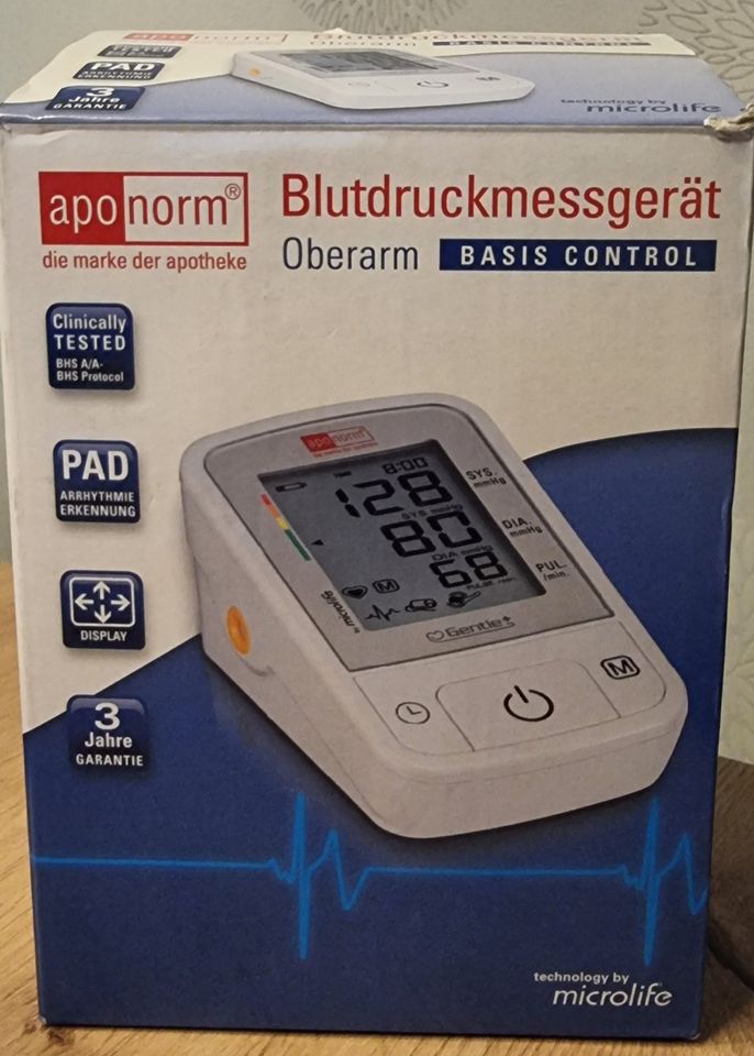 aponorm® Blutdruckmessgerät Basis Control Oberarm in Mühlheim am Main