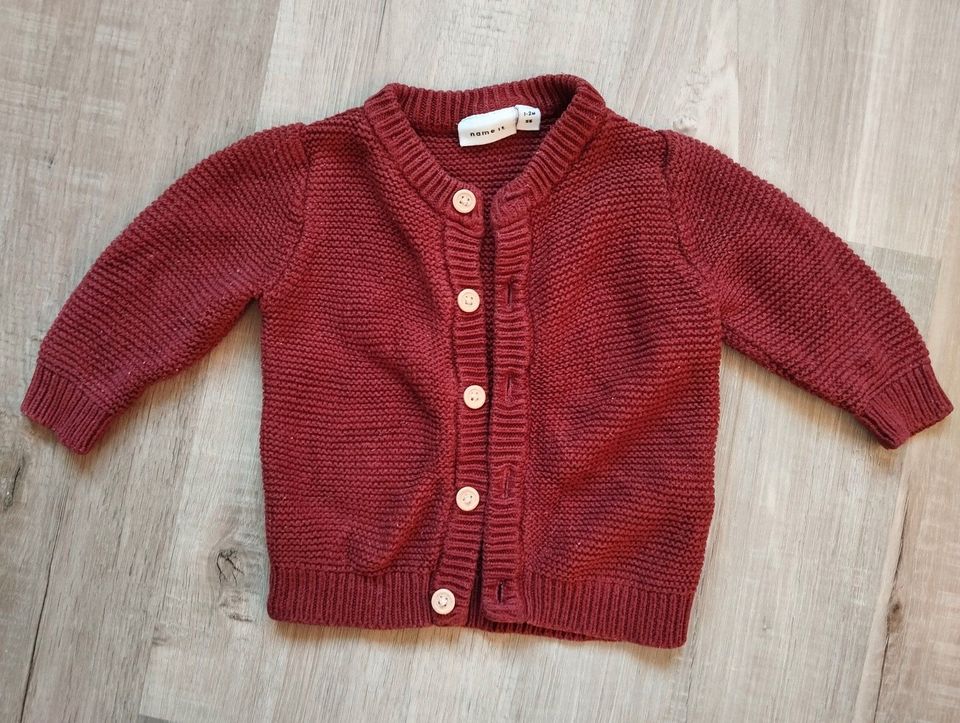 Strickjacke Baby Gr 56 Name it in Postfeld