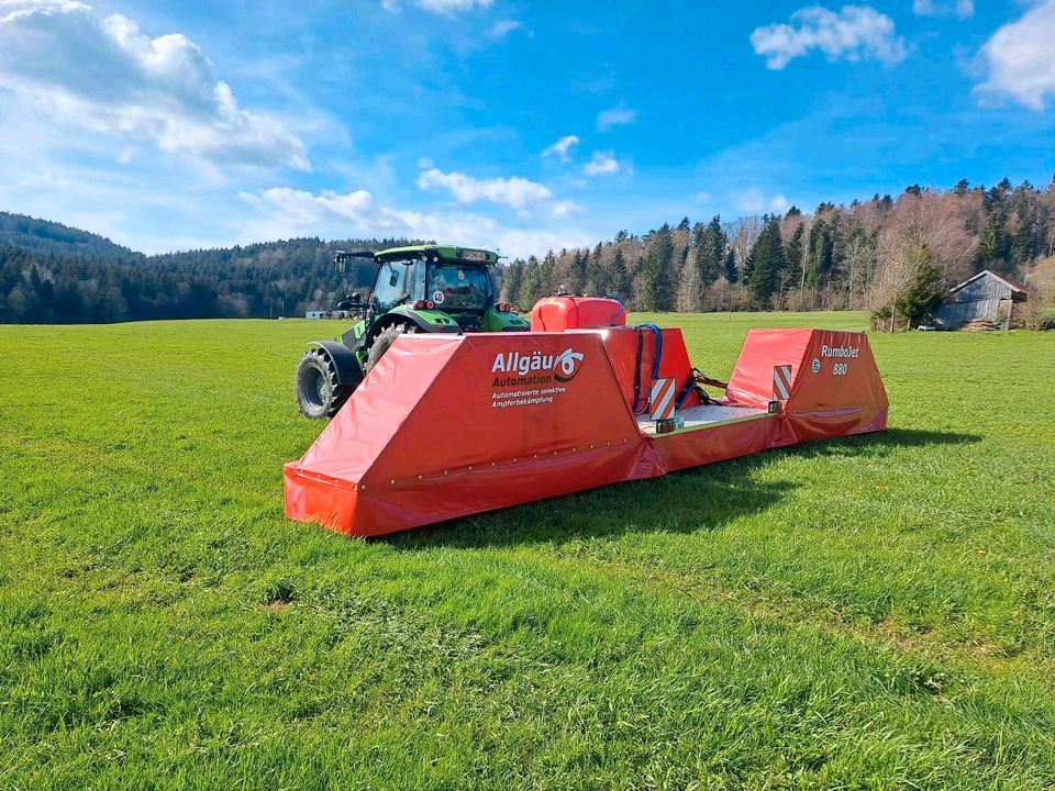 Ampferbekämpfung Einzelpflanzenbekämpfung Rumbojet Spritze Fendt in Marklkofen