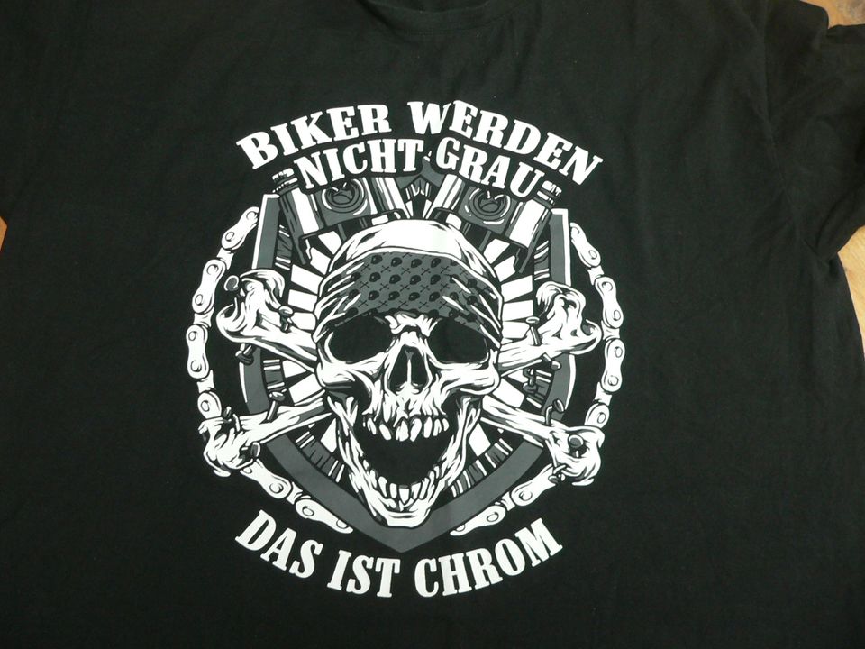 Geburtstag T-Shirt Biker werden nicht grau - Das ist Chrom NEU in Brühl