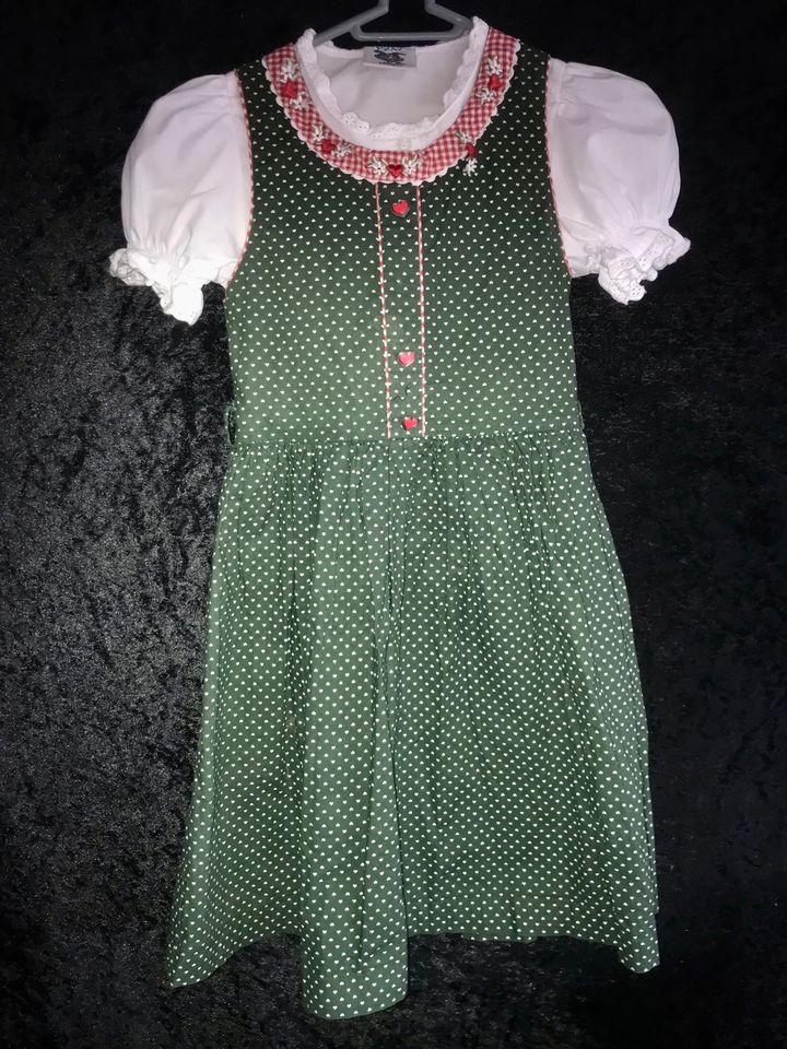 Isar Trachten * Kleid mit Bluse * Gr.116 in Much