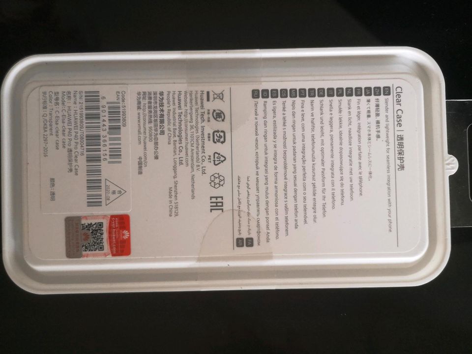 Huawei Handyhülle, P40 Pro Clear Case original, NEU in Karlsruhe