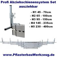 ✅ Profi Abziehschienen Set für Splitt  ✅ verstellbar 45cm bis 400cm ✅ Kies, Sand, Splitt abziehen  / Pflasterarbeiten, Schüttgutlehre, Abziehlehre für Pflasterbettung, Schüttung, Planum Feinplanum Sachsen-Anhalt - Halberstadt Vorschau