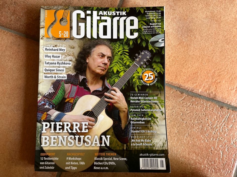 Akustik Gitarre, 1/20-6/20, Zeitschrift Akustik Gitarre in Fintel