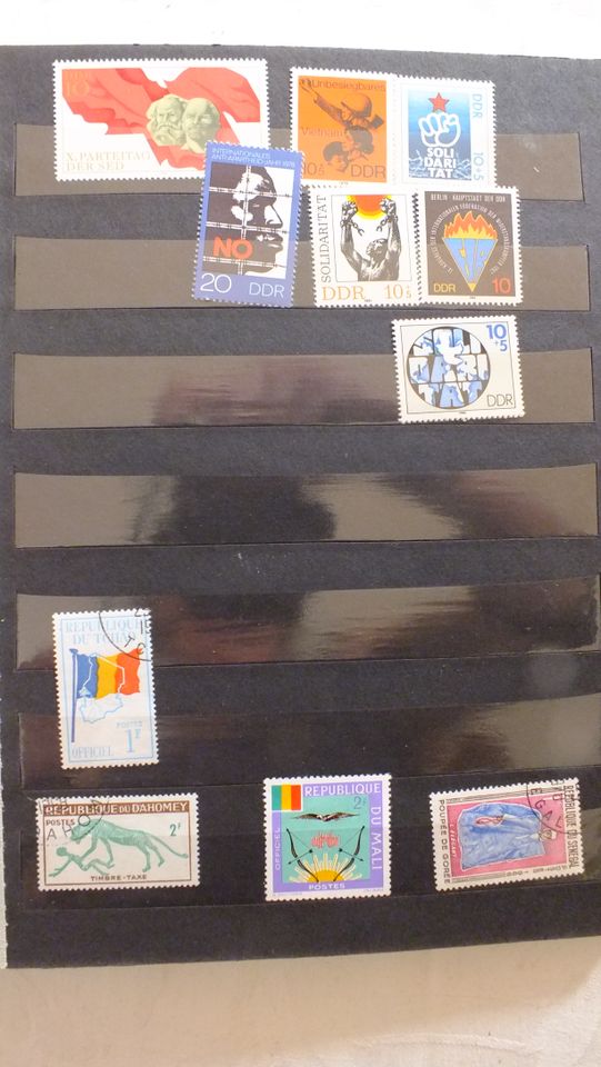 DDR / BRD Briefmarken Sammlung Teil 3 in Samtens