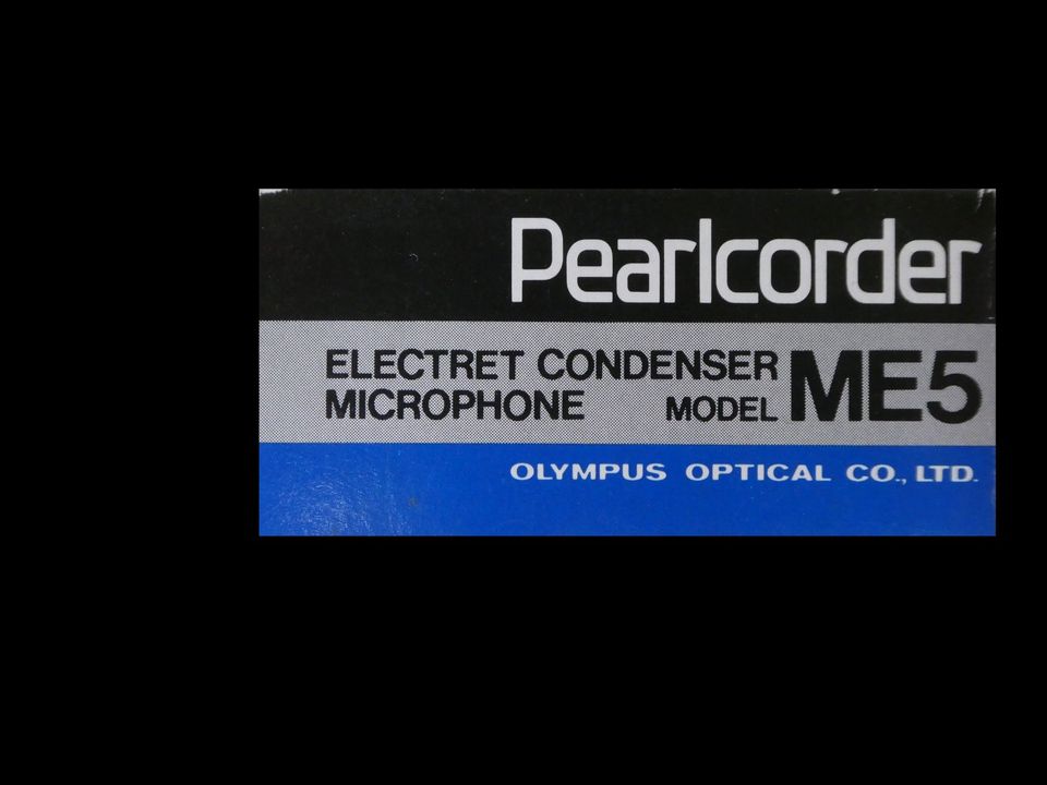 olympus pearlcorder microphone me5. kondensator mikrofon. in Freilassing
