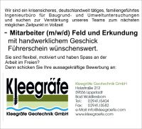 Mitarbeiter (m/w/d) Feld und Erkundung Nordrhein-Westfalen - Lippstadt Vorschau