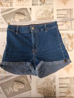 Shorts dunkelblau 34 H&M, high waist Osterburg - Meseberg Vorschau