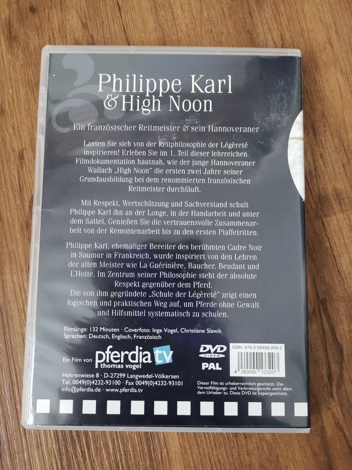 DVD Philippe Karl High Noon Klassische Dressur Pferd Reiten in Gemünden (Wohra)