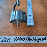 Original DDR Schloss Schlüssel Vorhängeschloss Sachsen-Anhalt - Hettstedt Vorschau