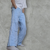Babayblaue Vintage Nike Trackpants mit Beinverschluss Niedersachsen - Schüttorf Vorschau