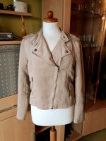 Damen Jacke Bikerjacke Blouson Beige H&M 38 leicht Tailliert Berlin - Hellersdorf Vorschau