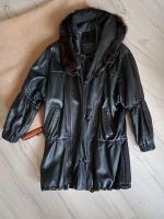 ♥️ Vintage Leder Jacke Parka Mantel y2k thrift oversize Fell Friedrichshain-Kreuzberg - Kreuzberg Vorschau