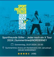 2 Tickets Sportfreunde Stiller Nordstrand Niedersachsen - Bösel Vorschau