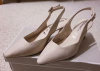 Neuwertige Slingpumps Tamaris Gr. 36 beige Hessen - Ronshausen Vorschau