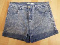 Blaue melierte Hotpants, Größe L Dresden - Klotzsche Vorschau