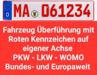 Rote Kennzeichen Überführung PKW LKW BUS WoMO Baden-Württemberg - Mannheim Vorschau