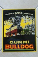 Lanz Gummi Bulldog Schild Oldtimer Tankstelle Tanksäule Traktor Niedersachsen - Börger Vorschau