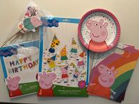 Peppa Wutz Pig Geburtstag Deko / Tischdeko/Banner/Teller Wandsbek - Hamburg Bramfeld Vorschau