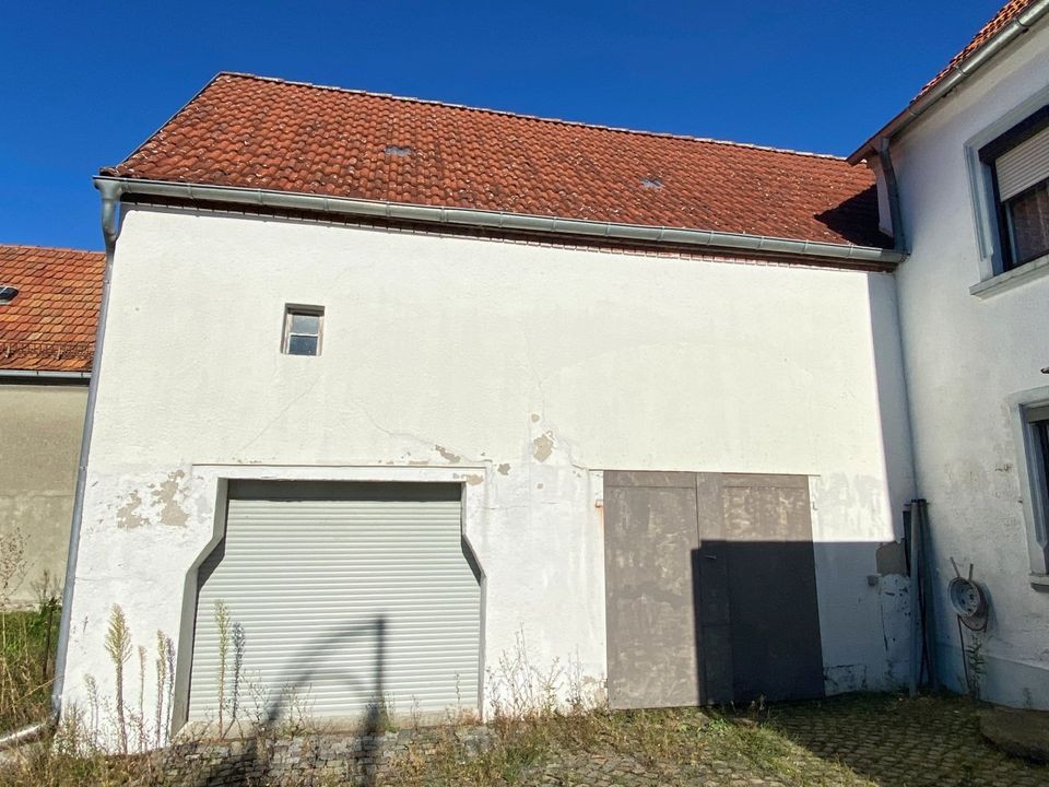 Einfamilienhaus mit Stallgebäude und Garage bei Belgern in Belgern